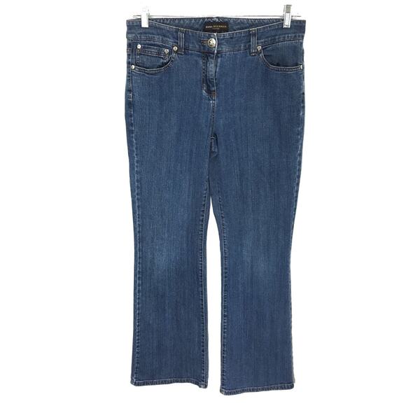 Dana Buchman Signature Bootcut Jeans Womens 8 Stretch Casual Western Preppy Barn - Picture 1 of 8